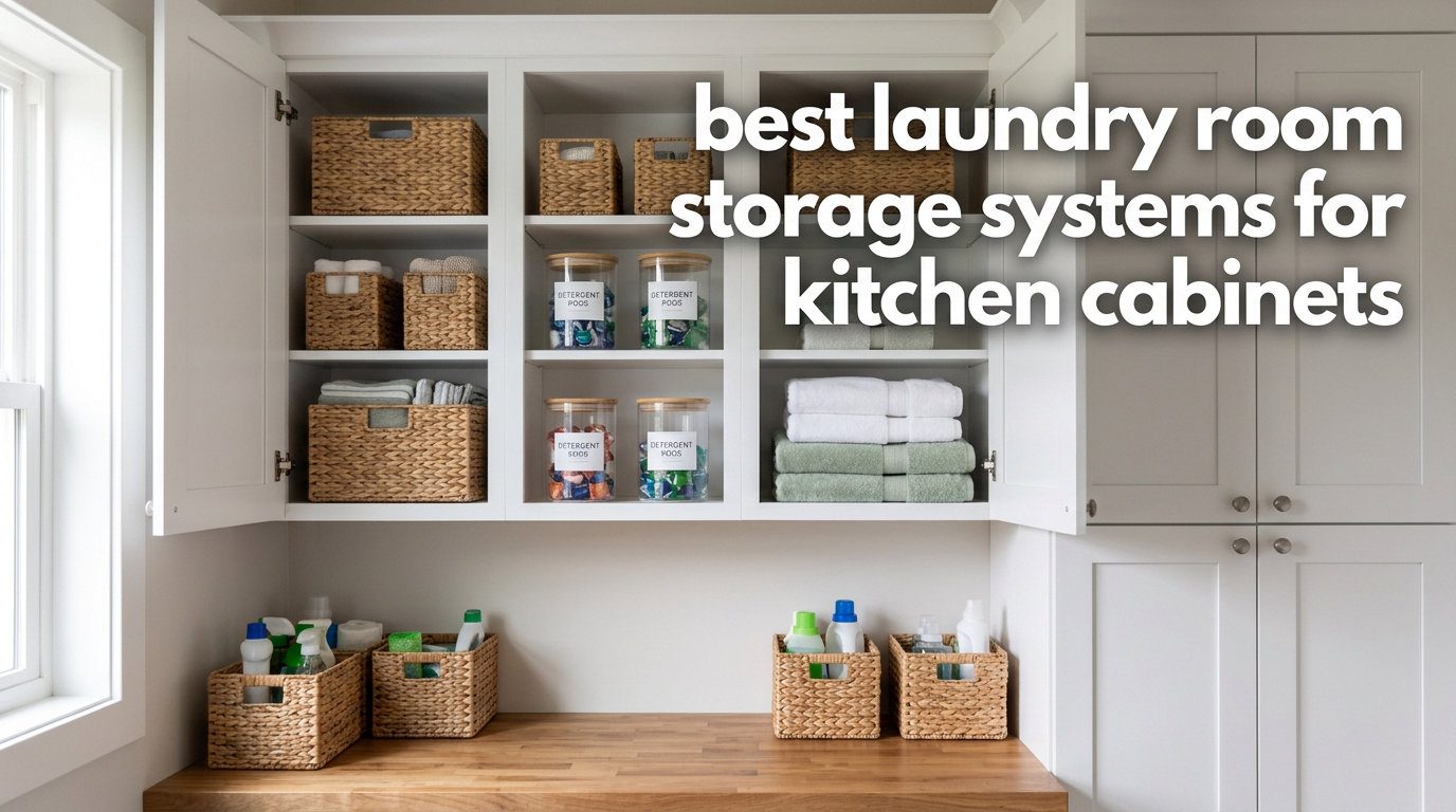 best laundry room storage systems for kitchen cabinets