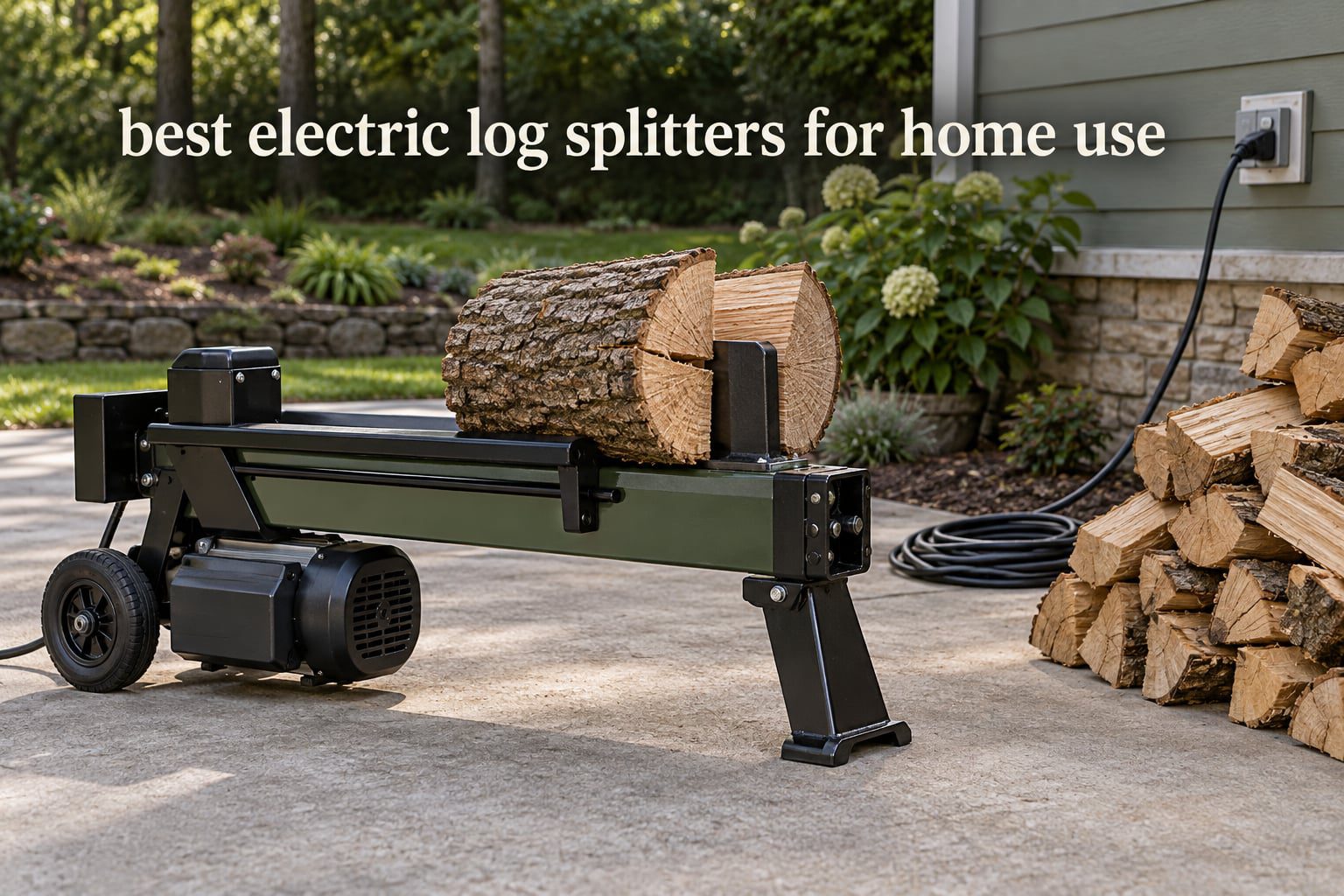 best electric log splitters for home use