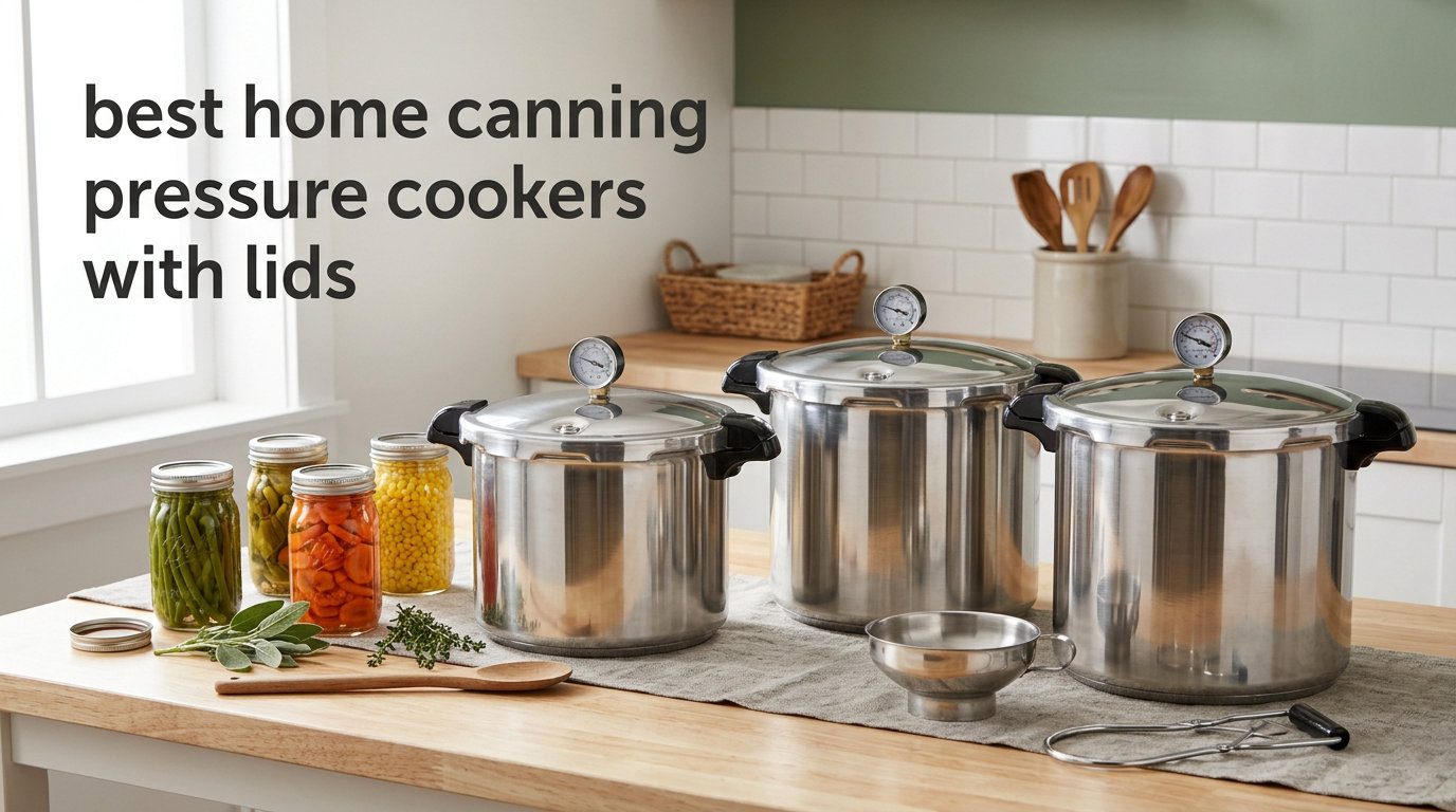 best home canning pressure cookers with lids