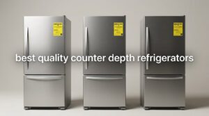 best quality counter depth refrigerators