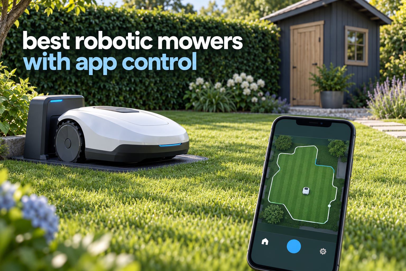 best robotic mowers with app control