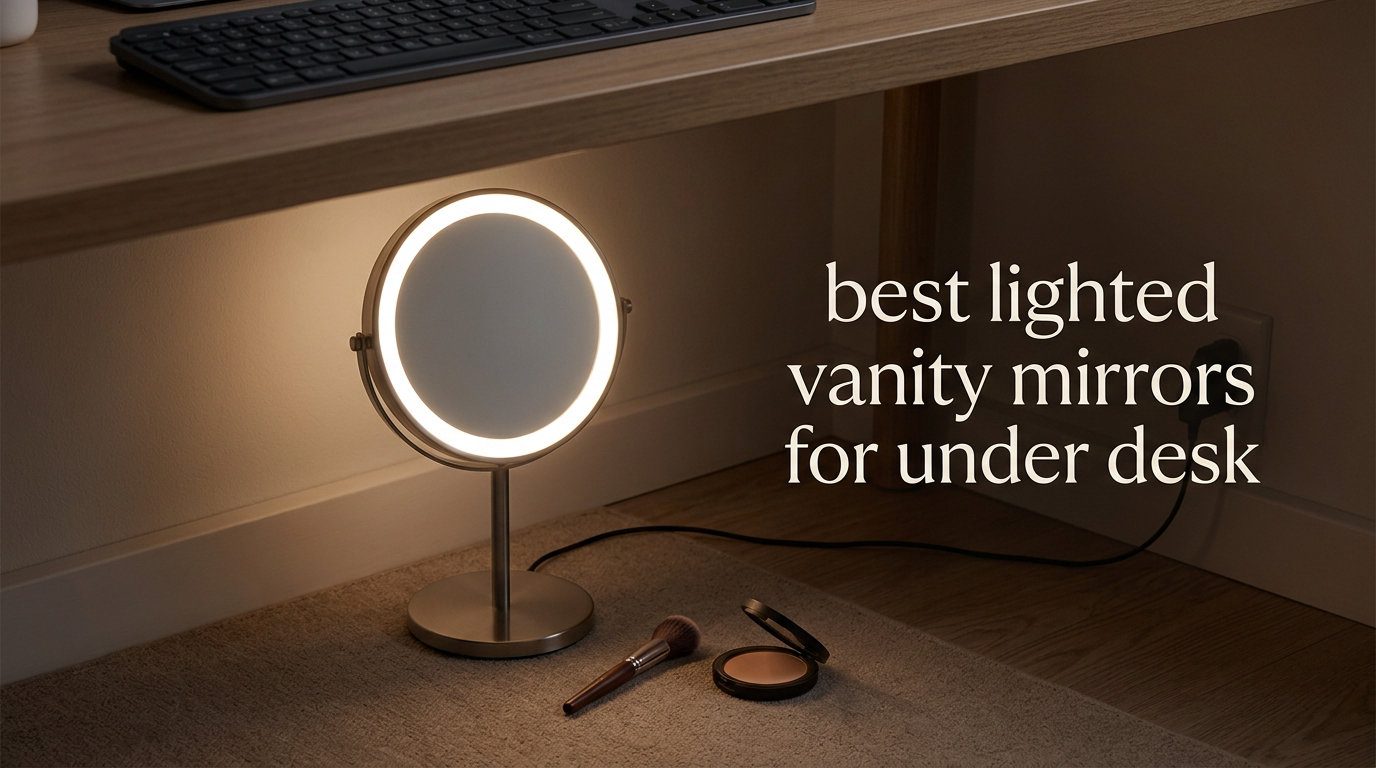 best lighted vanity mirrors for under desk
