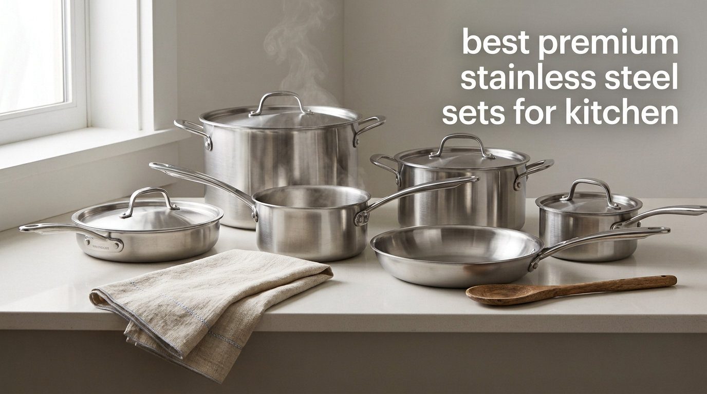 best premium stainless steel cookware sets for kitchen