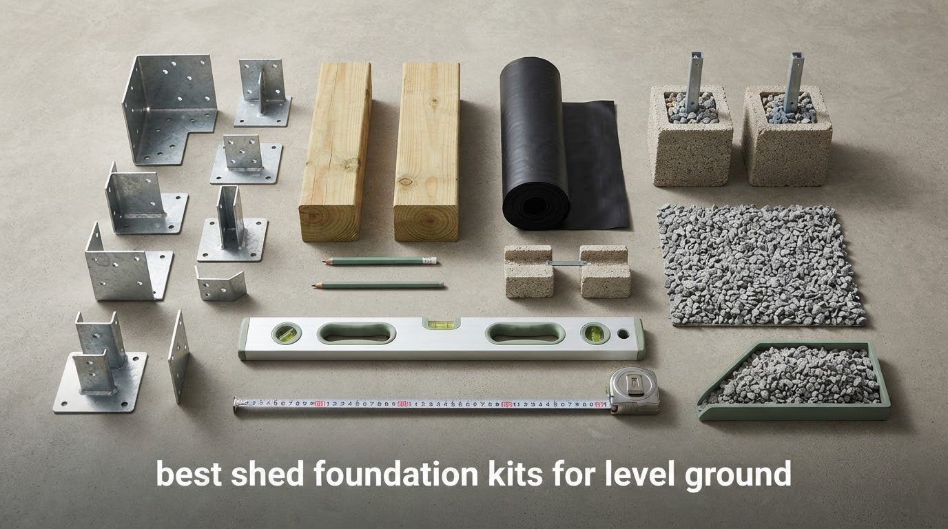 best shed foundation kits for level ground