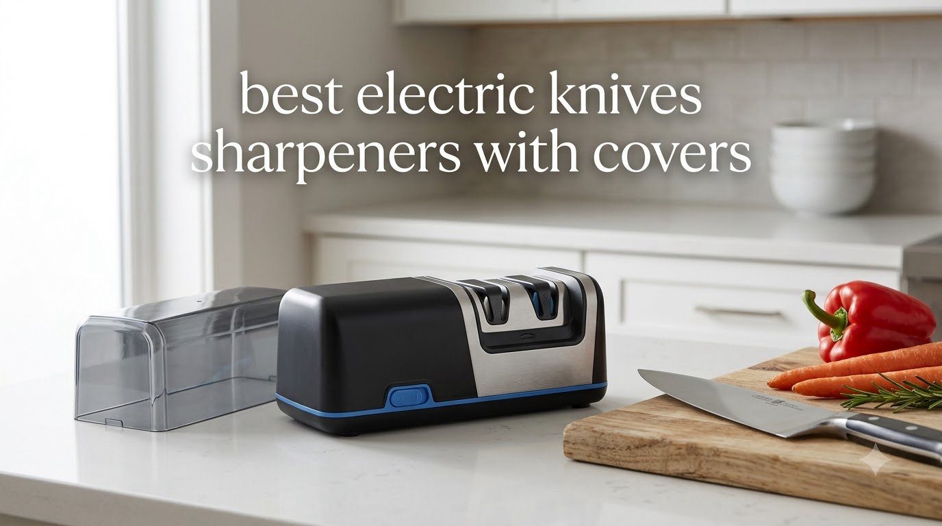 best electric knives sharpeners with covers