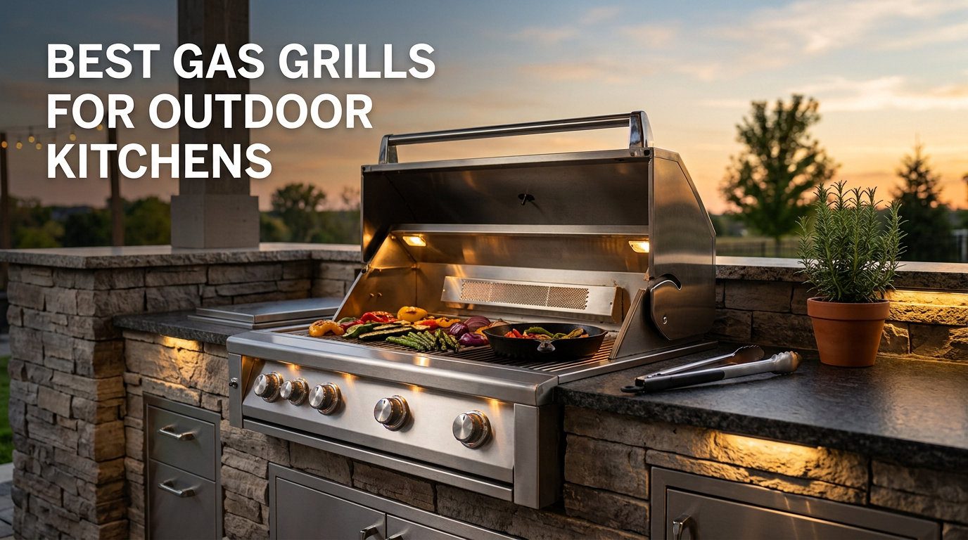 best gas grills for outdoor kitchens