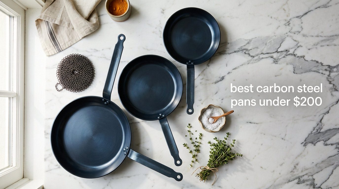 best carbon steel pans under $200