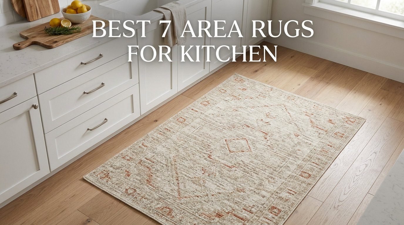 best 5 7 area rugs for kitchen