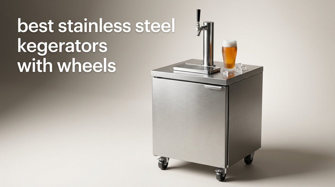 best stainless steel kegerators with wheels