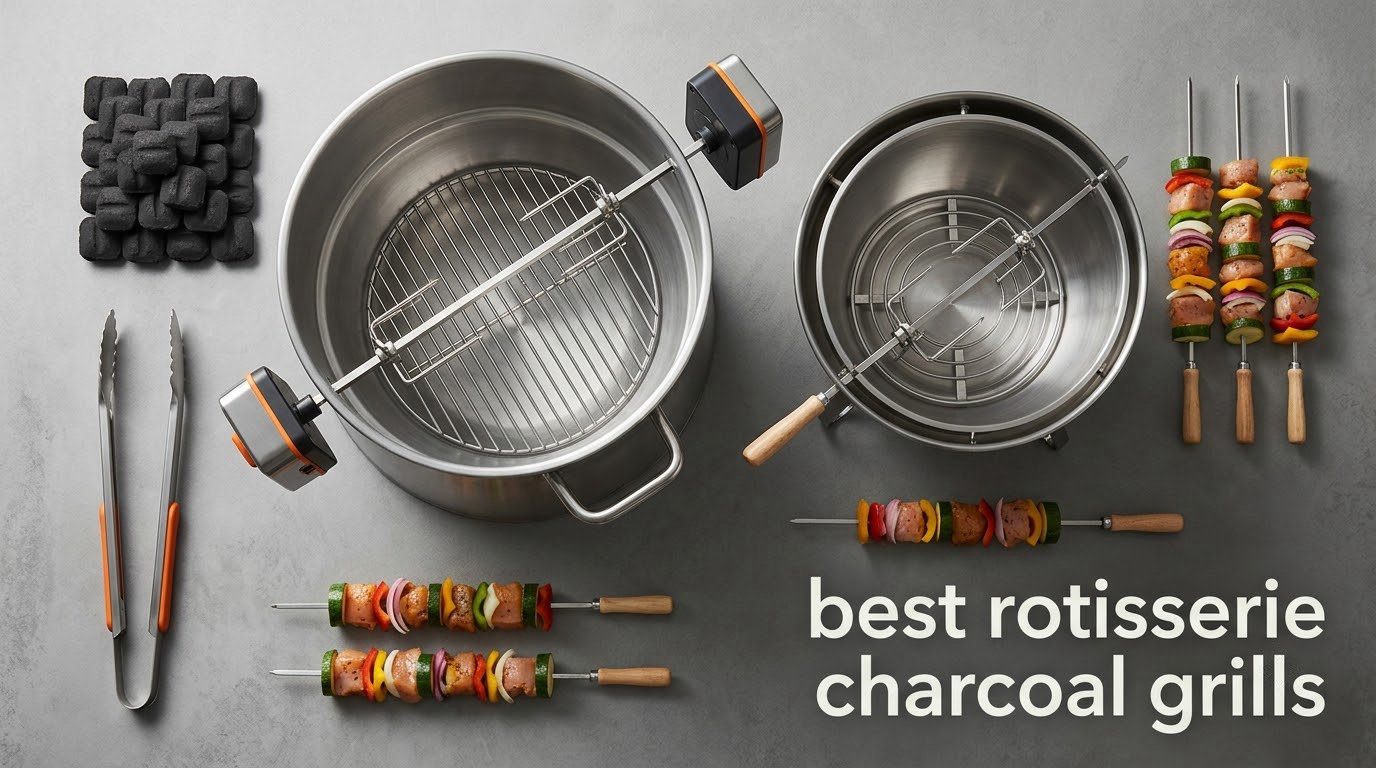 best rotisserie charcoal grills