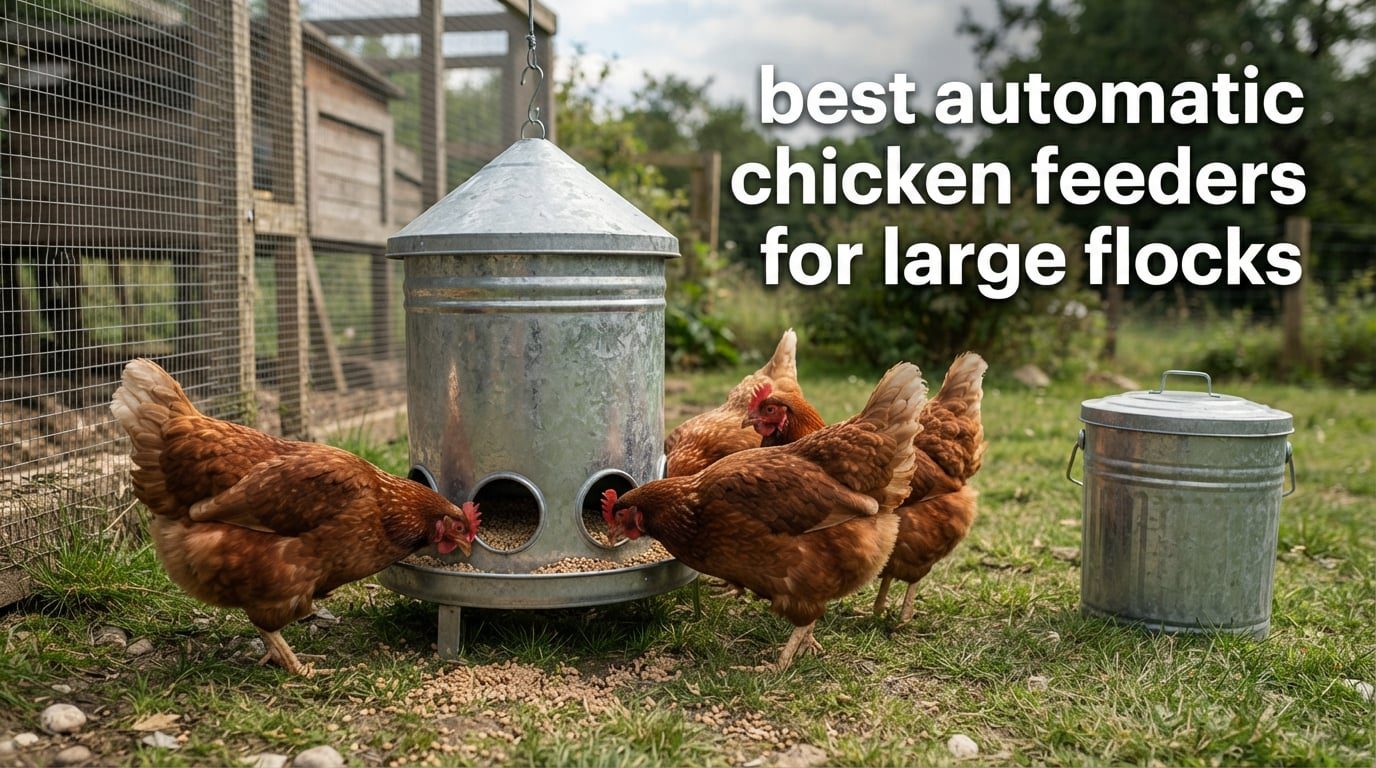 best automatic chicken feeders for large flocks