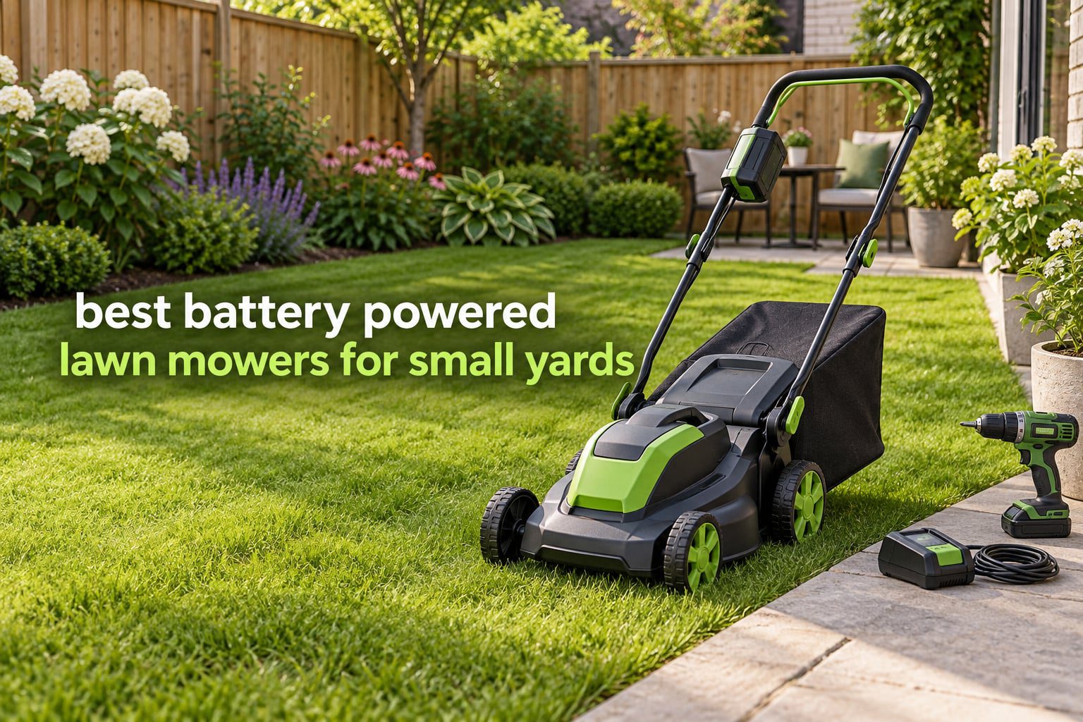 best battery powered lawn mowers for small yards