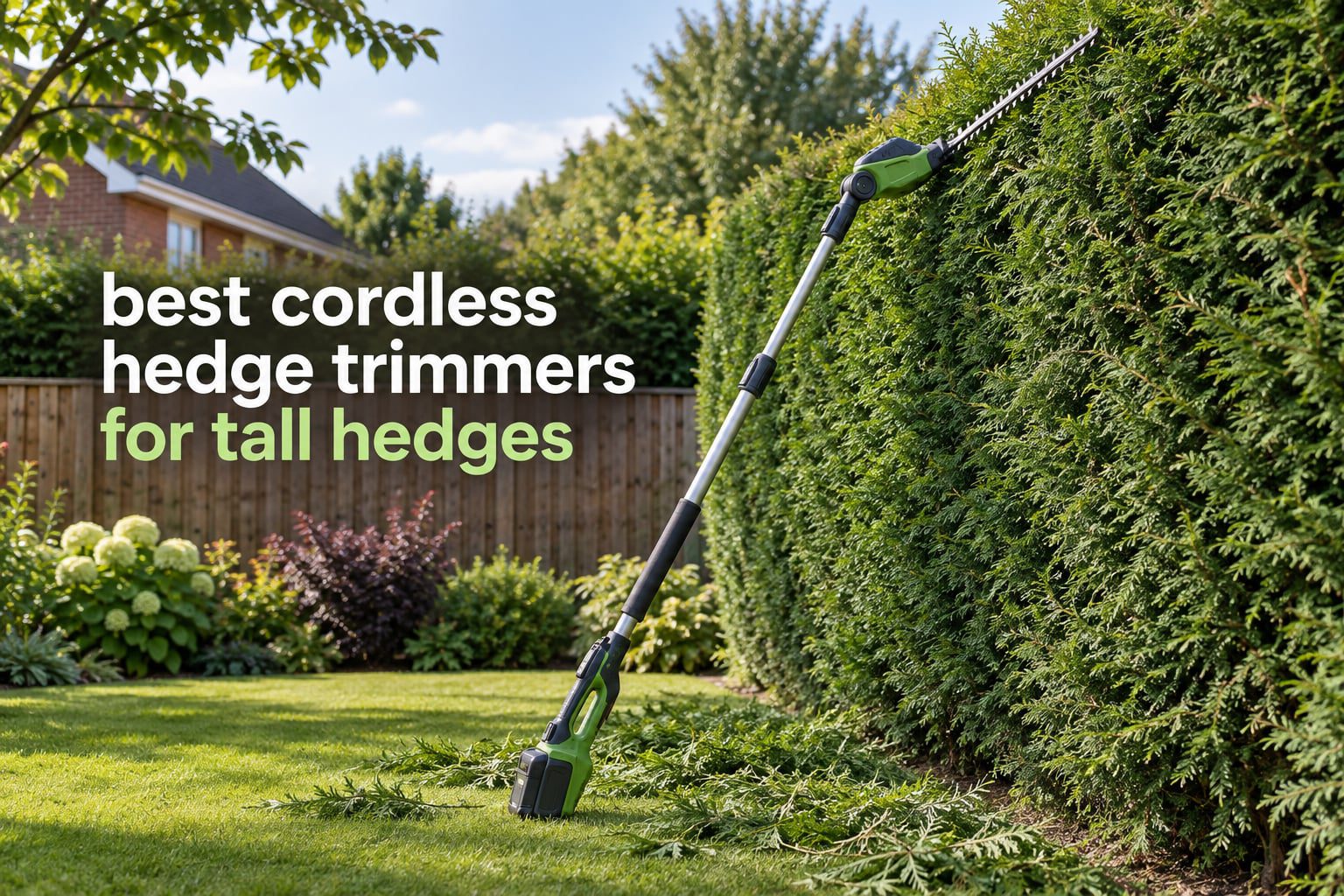 best cordless hedge trimmers for tall hedges