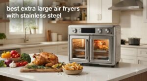 best extra large air fryers with stainless steel