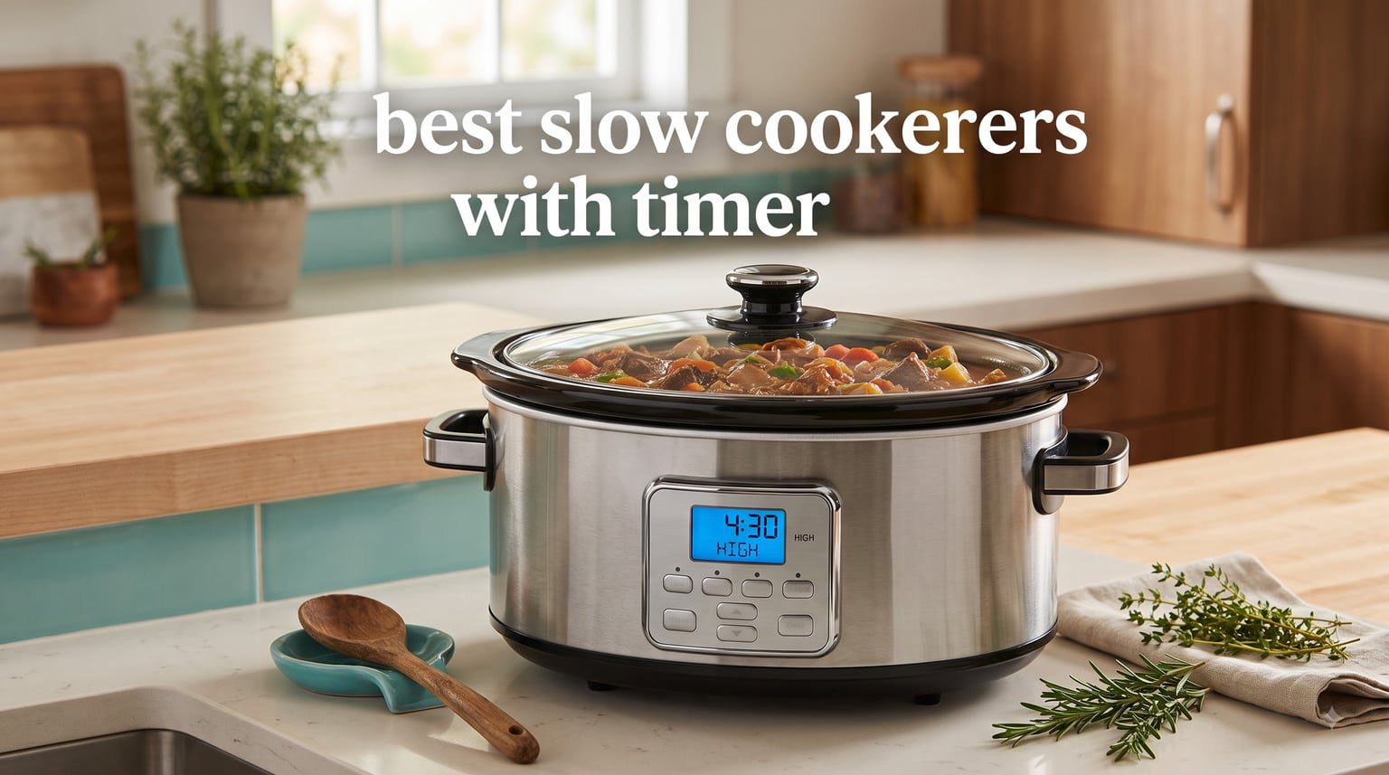 best slow cookers with timer