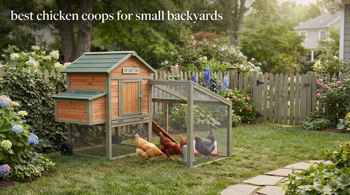best chicken coops for small backyards