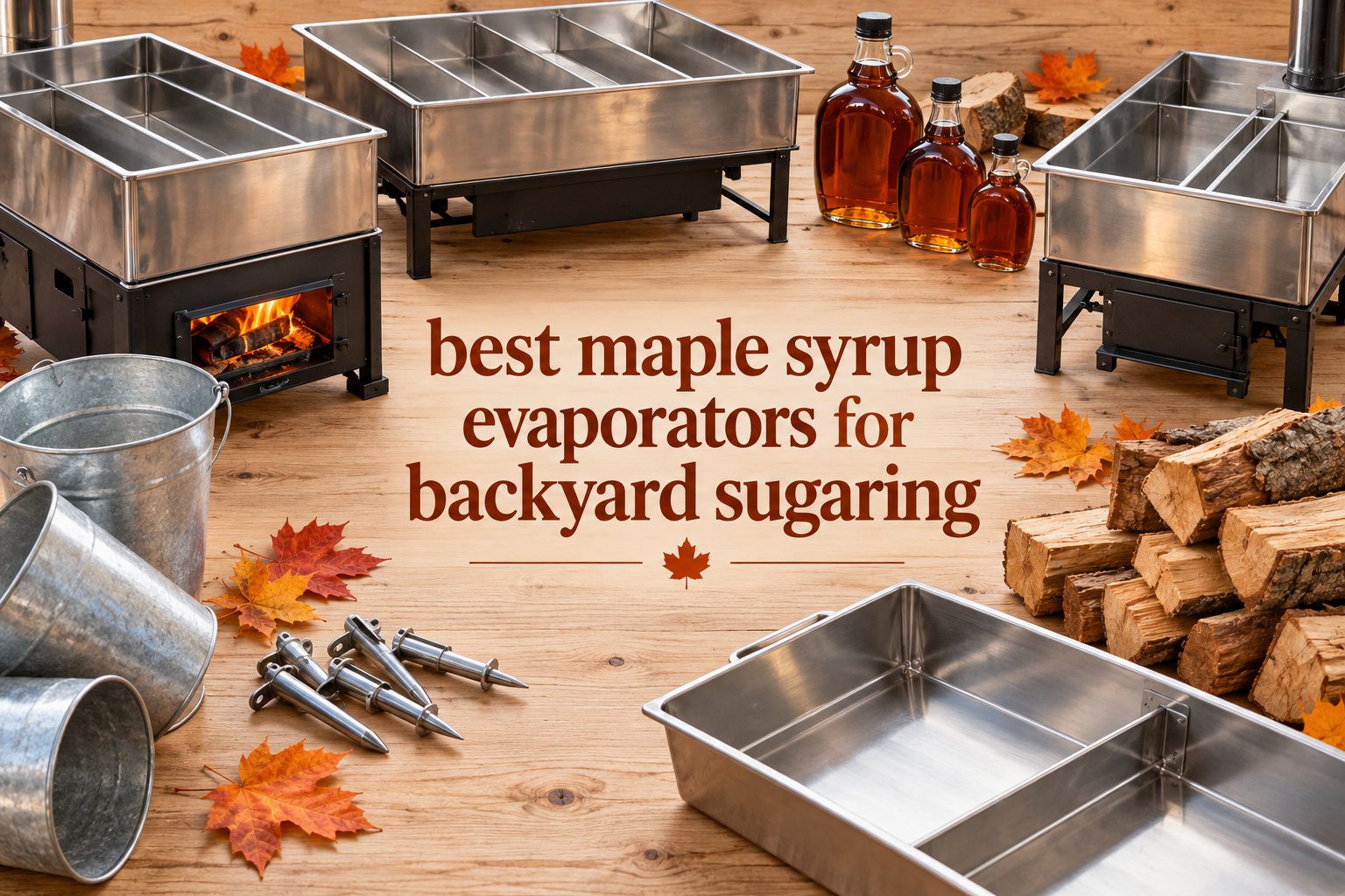 best maple syrup evaporators for backyard sugaring