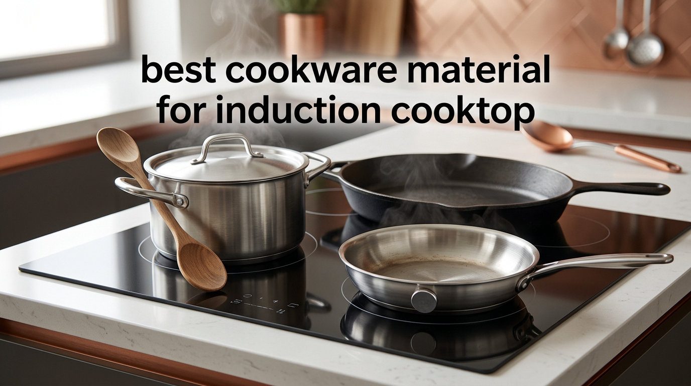 best cookware material for induction cooktop