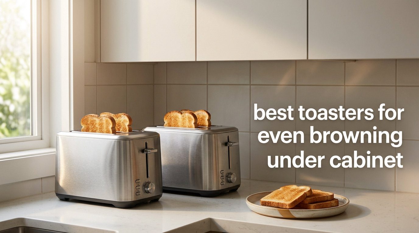 best toasters for even browning under cabinet