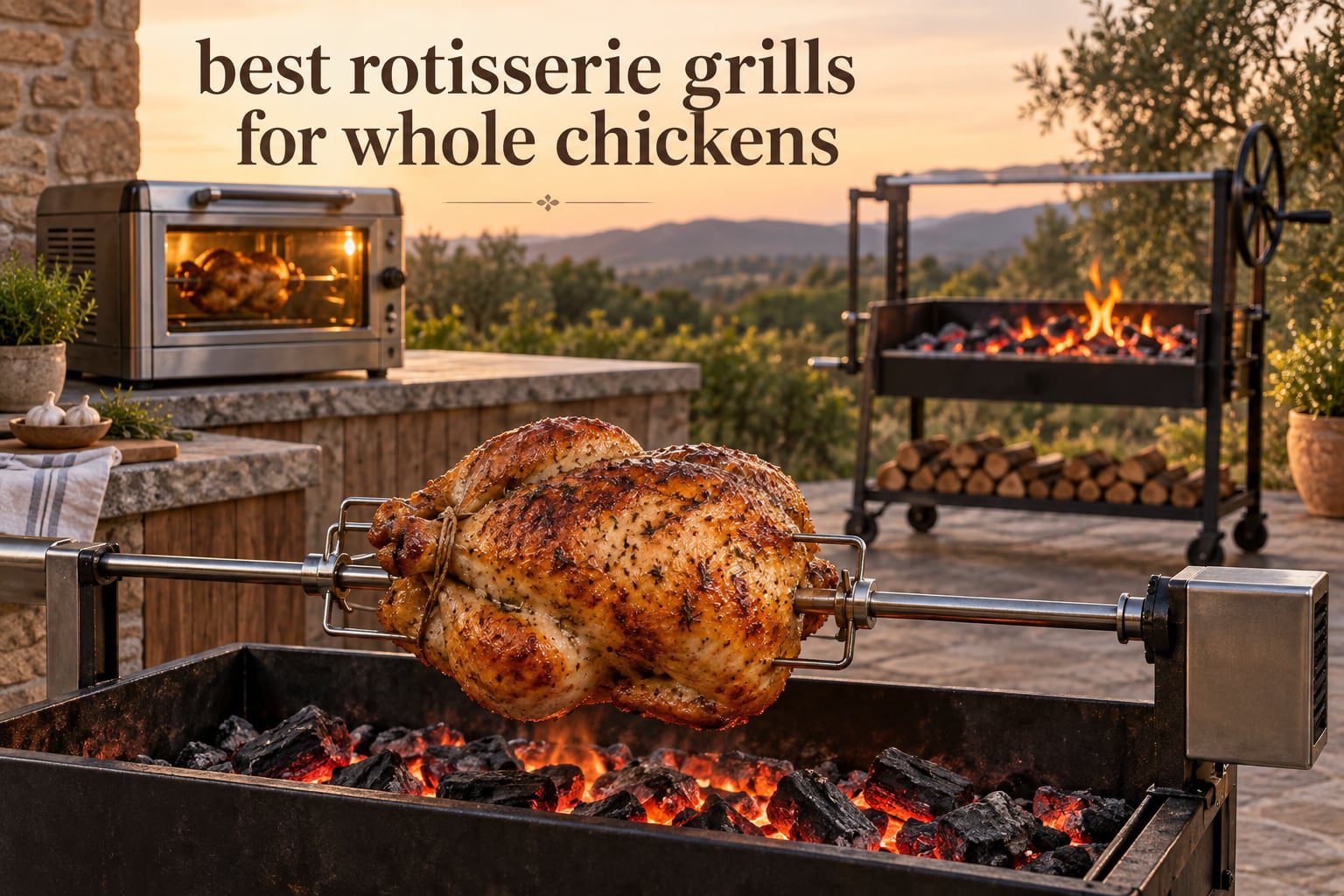 best rotisserie grills for whole chickens