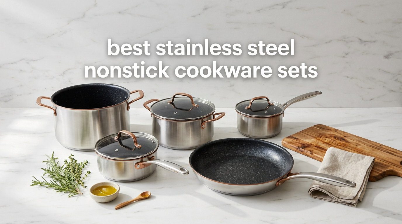best stainless steel nonstick cookware sets