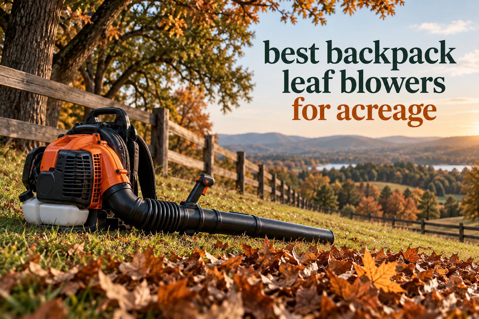 best backpack leaf blowers for acreage