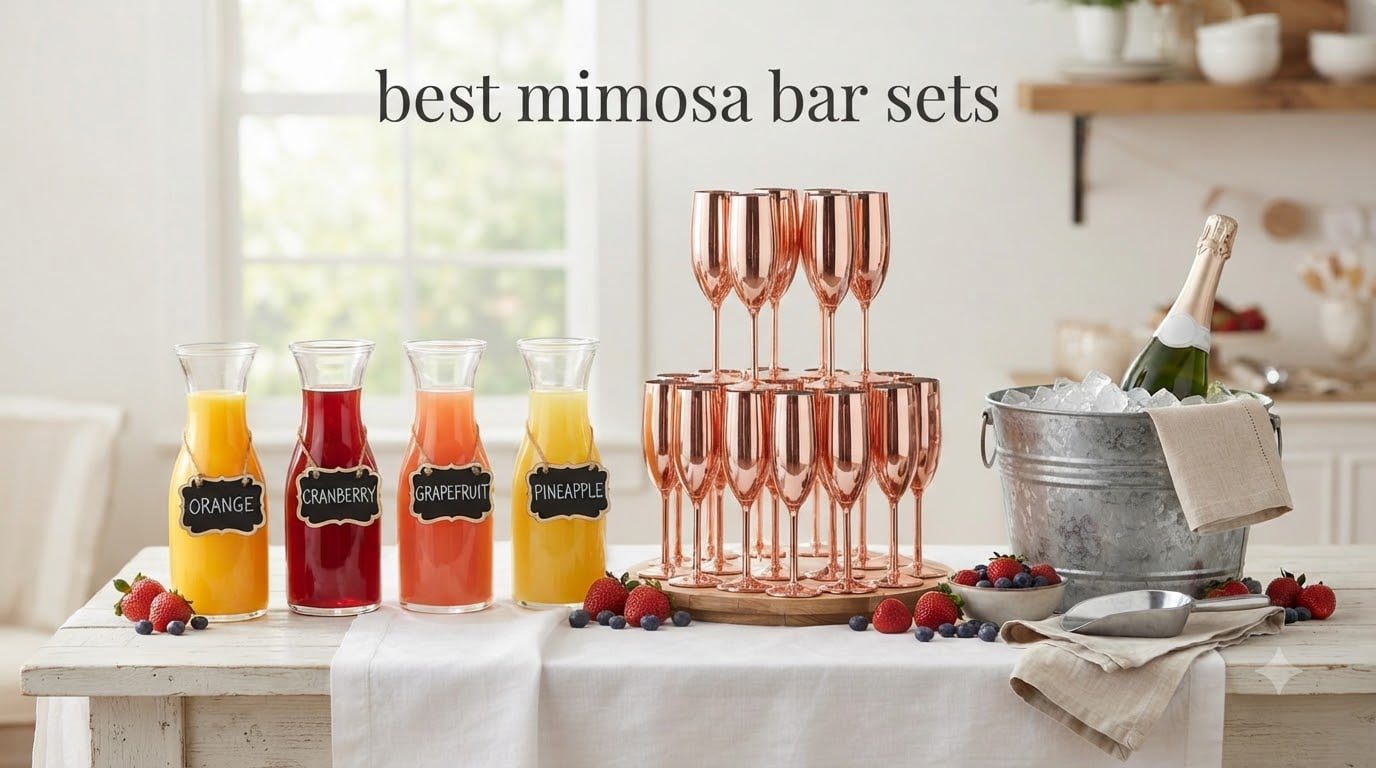 best mimosa bar sets