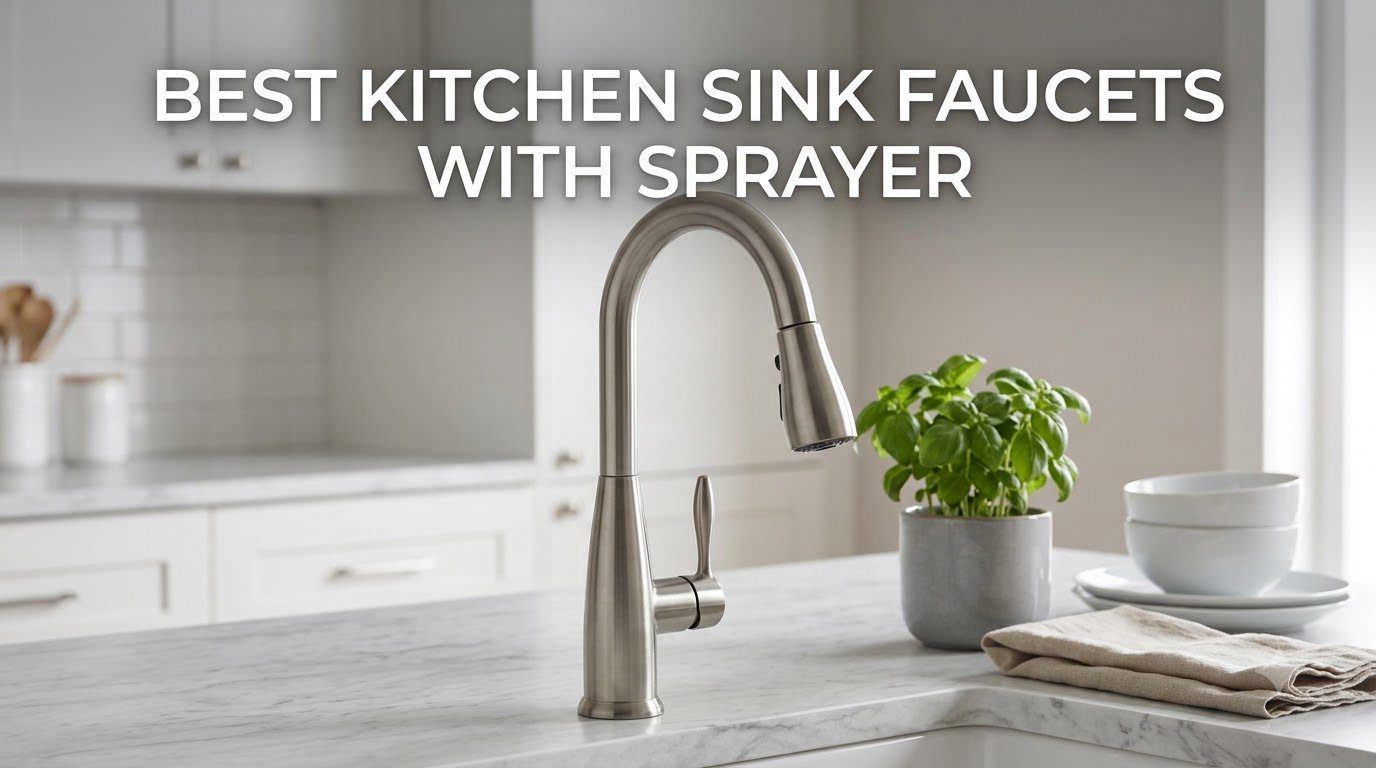 best kitchen sink faucets with sprayer