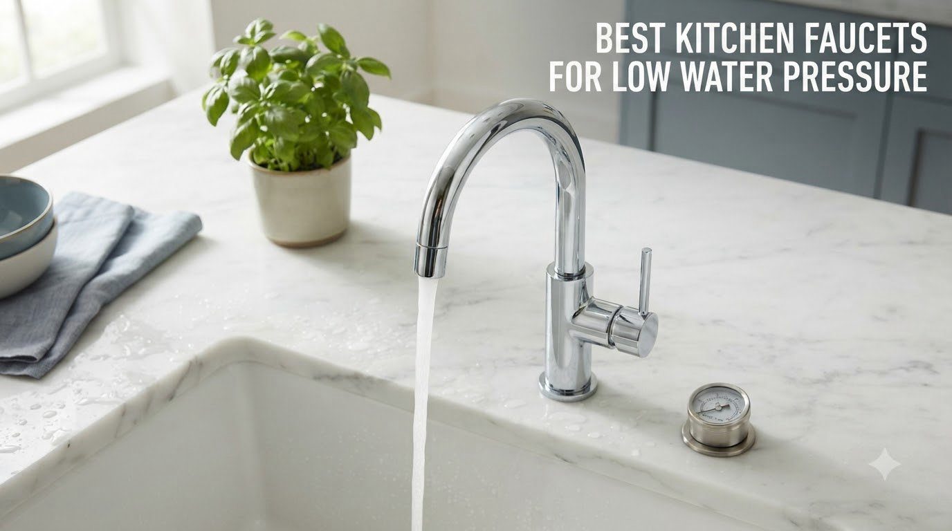 best kitchen faucets for low water pressure