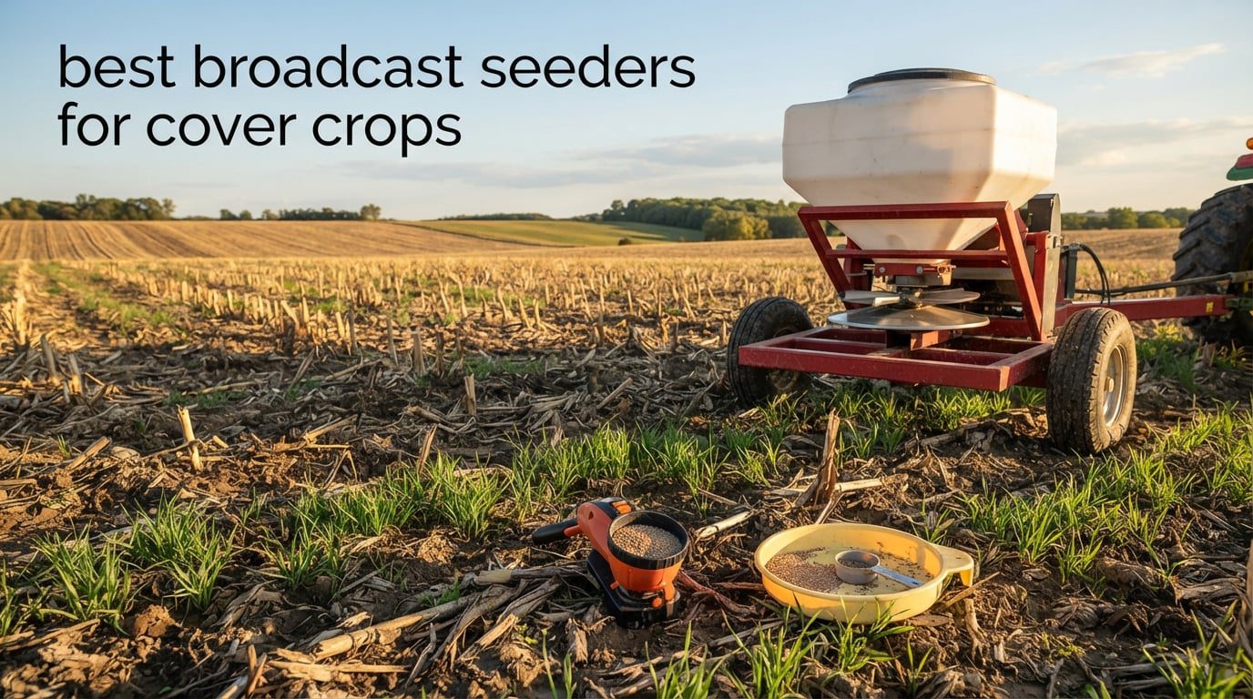 best broadcast seeders for cover crops