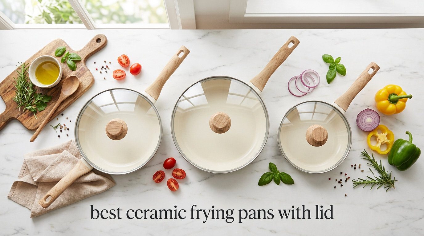 best ceramic frying pans with lid