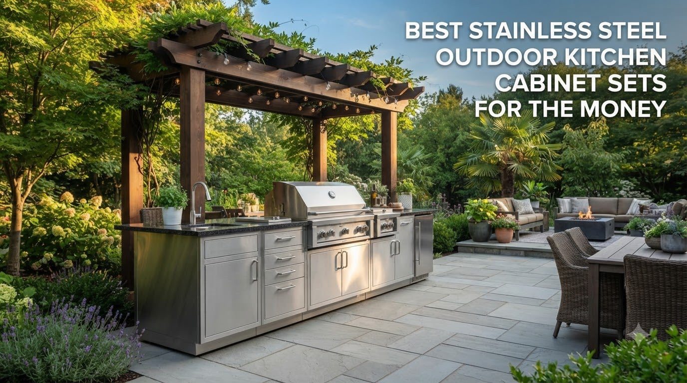 best stainless steel outdoor kitchen cabinet sets for the money