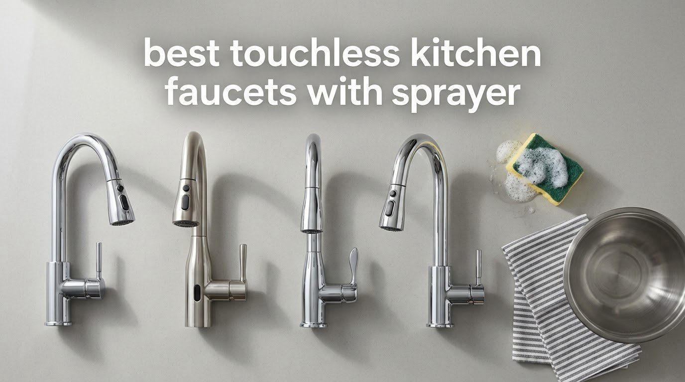 best touchless kitchen faucets with sprayer