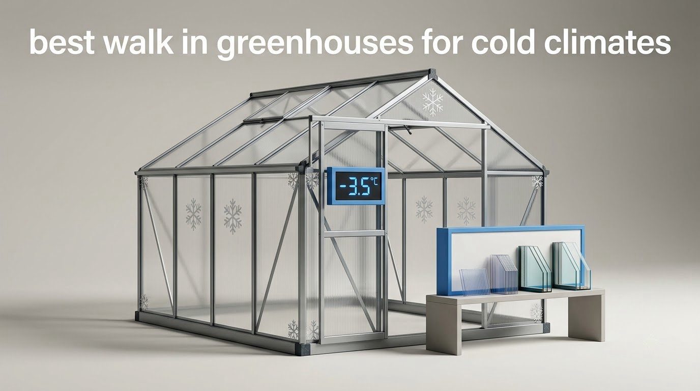 best walk in greenhouses for cold climates
