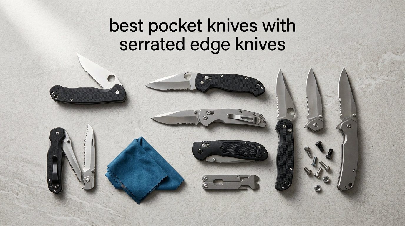 best pocket knives with serrated edge knives