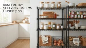 best pantry shelving systems under $100