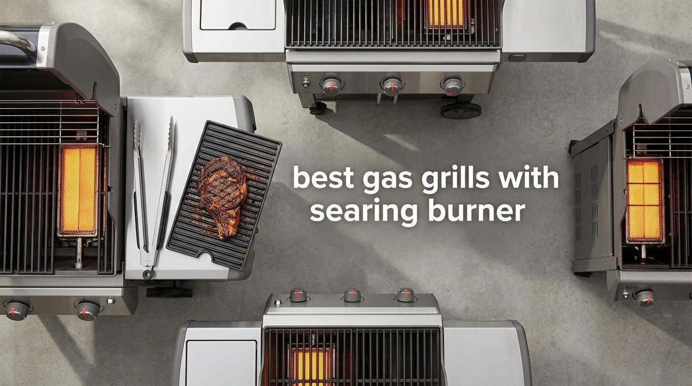 best gas grills with searing burner