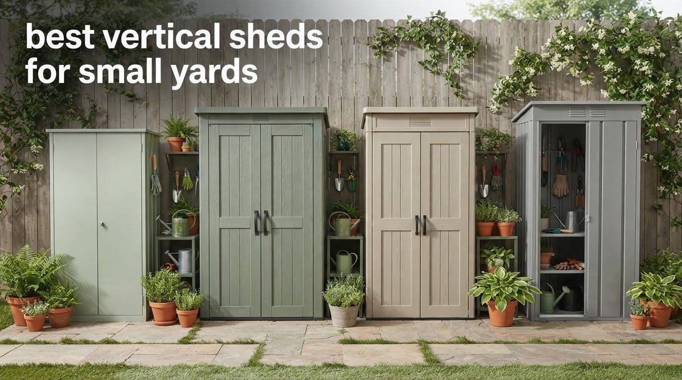 best vertical sheds for small yards