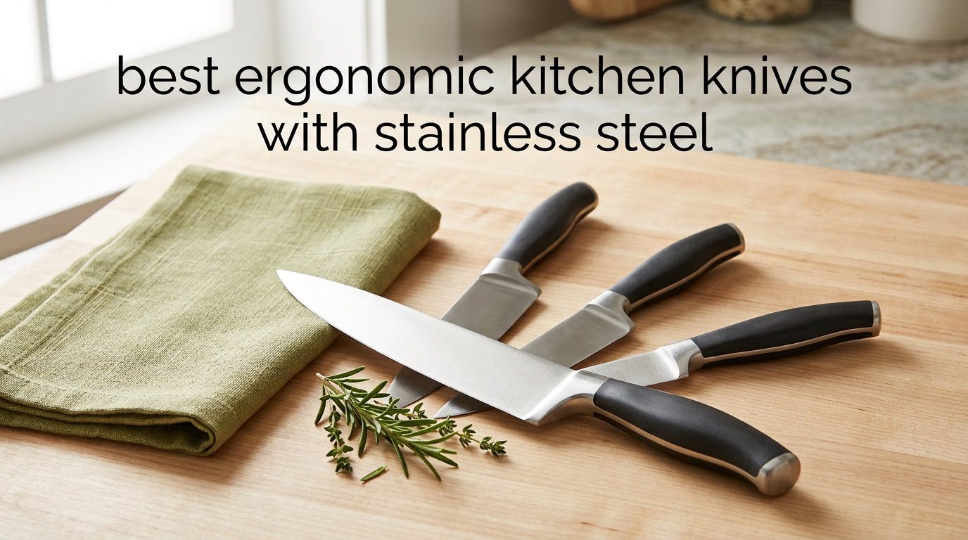best ergonomic kitchen knives with stainless steel