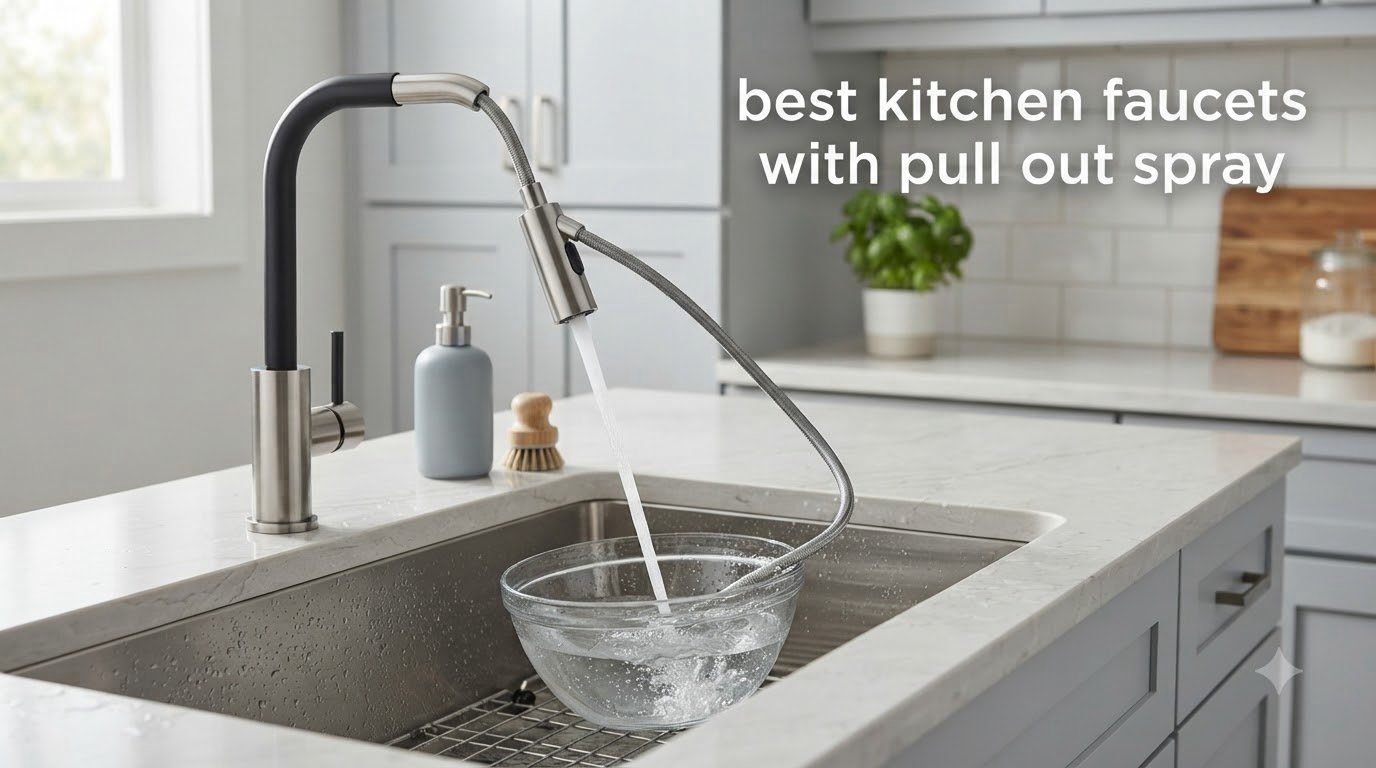best kitchen faucets with pull out spray