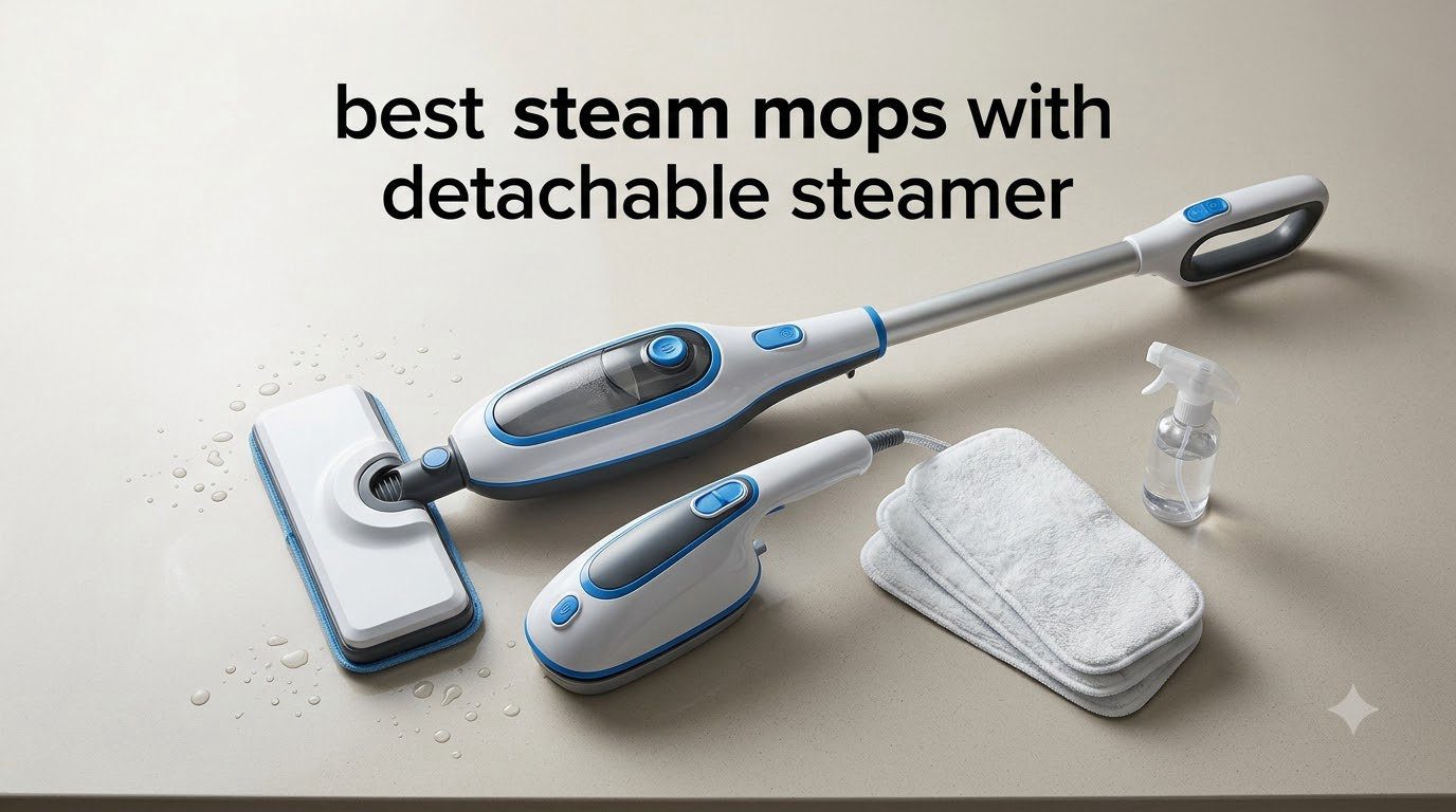 best steam mops with detachable steamer