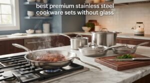 best premium stainless steel cookware sets without glass