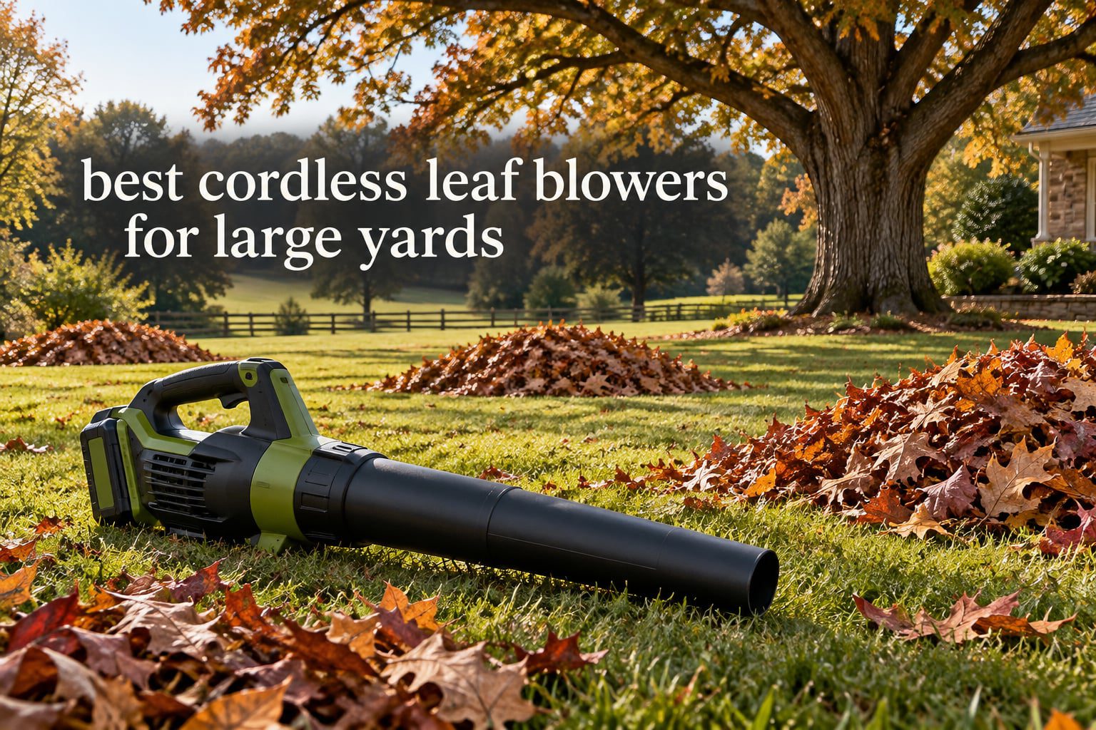 best cordless leaf blowers for large yards