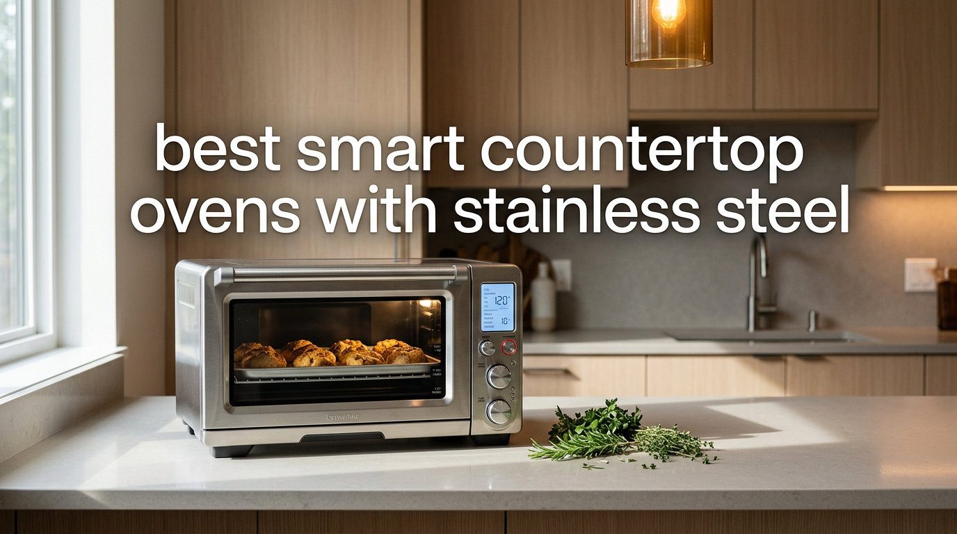 best smart countertop ovens with stainless steel