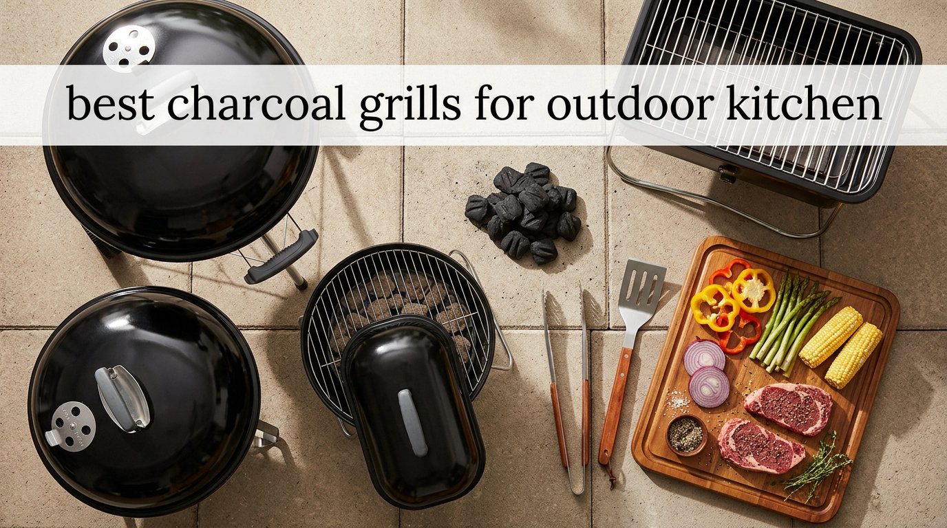 best charcoal grills for outdoor kitchen