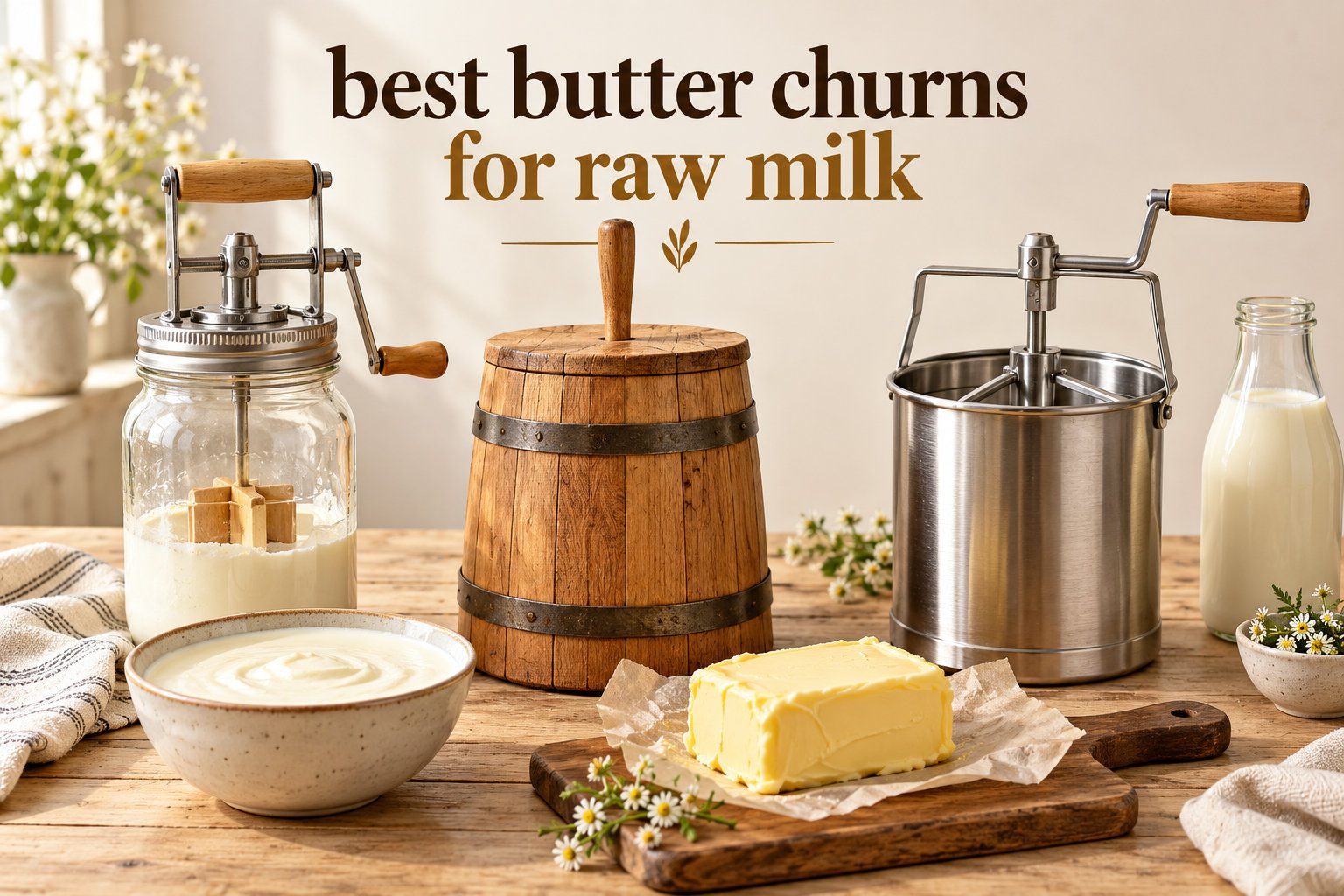 best butter churns for raw milk