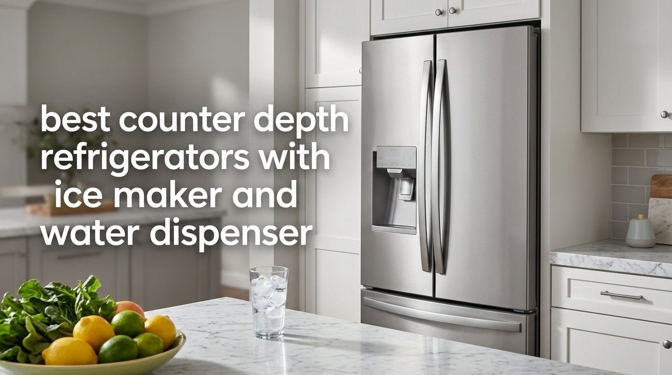 best counter depth refrigerators with ice maker and water dispenser