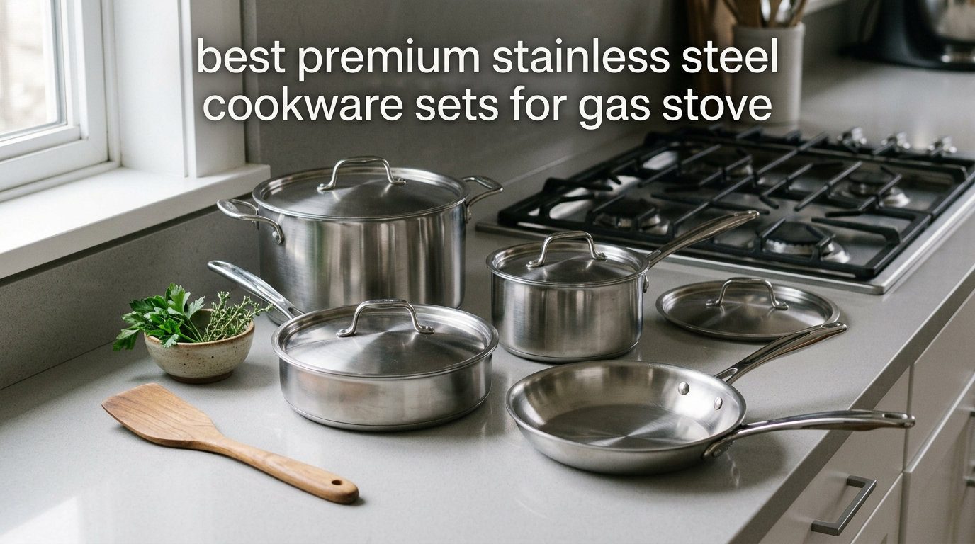 best premium stainless steel cookware sets for gas stove