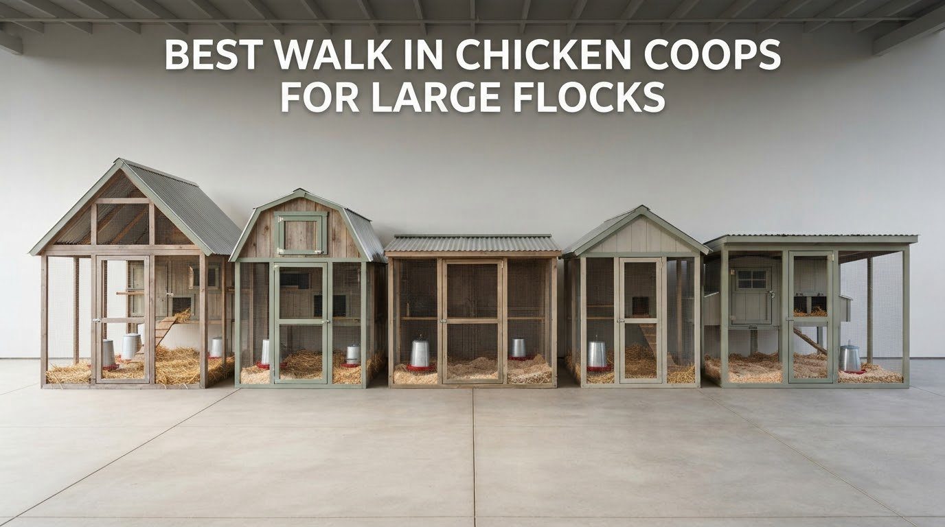 best walk in chicken coops for large flocks