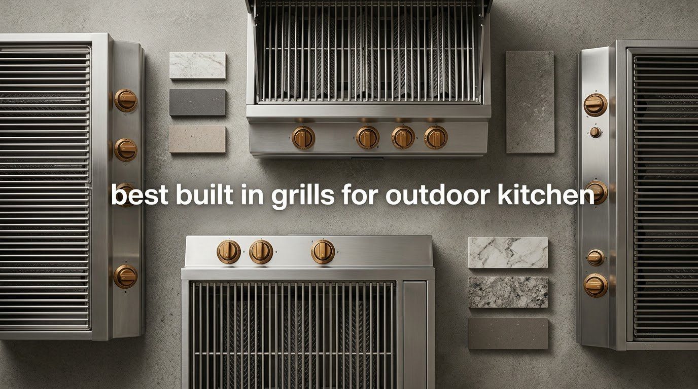 best built in grills for outdoor kitchen